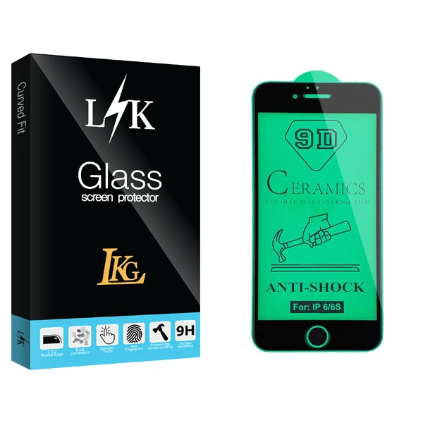 محافظ صفحه نمایش سرامیکی ال کا جی مدل LK Glass مناسب برای گوشی موبایل اپل iPhone 6