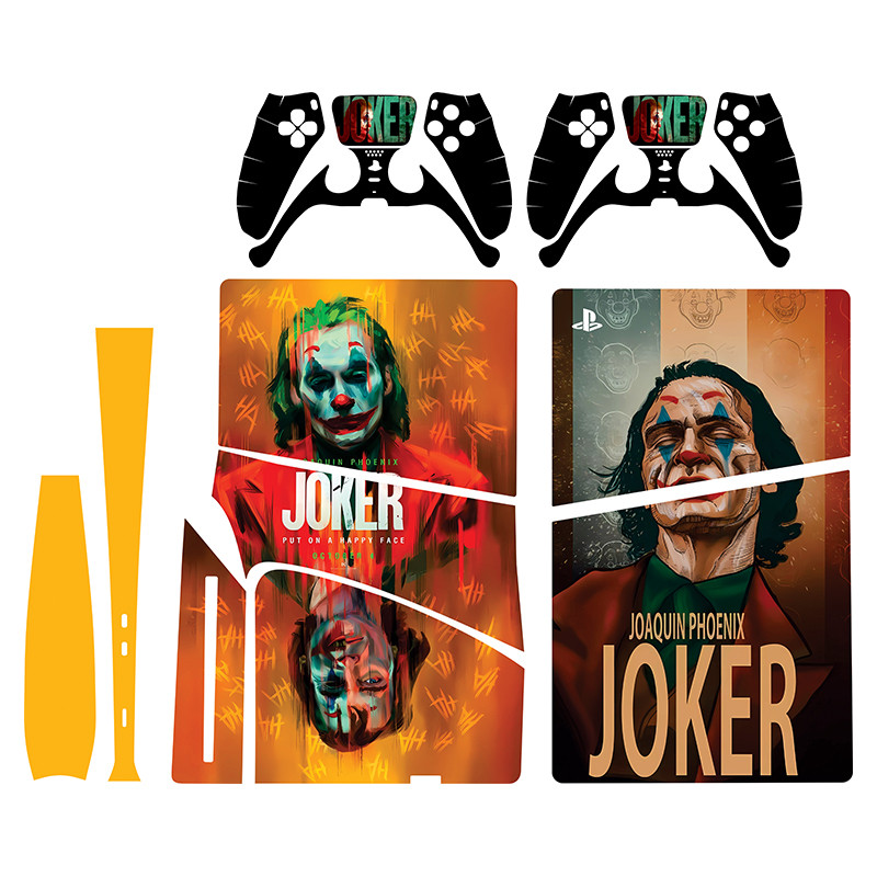 برچسب کنسول بازی پلی استیشن 5 اسلیم مدلjoker 05 مجموعه 7 عددی