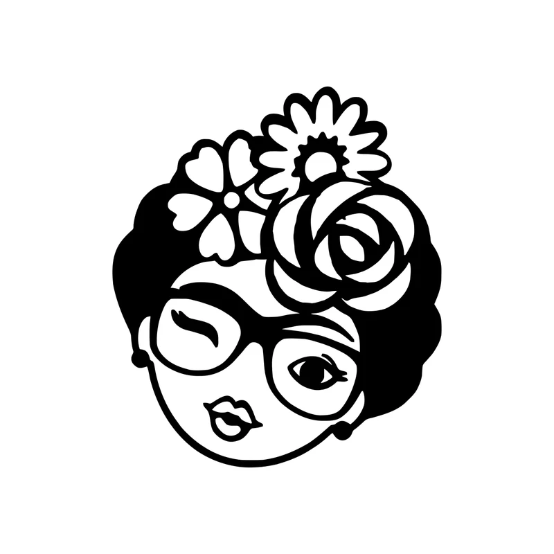 برچسب لپ تاپ پویا مارکت طرح دخترونه کد 1875