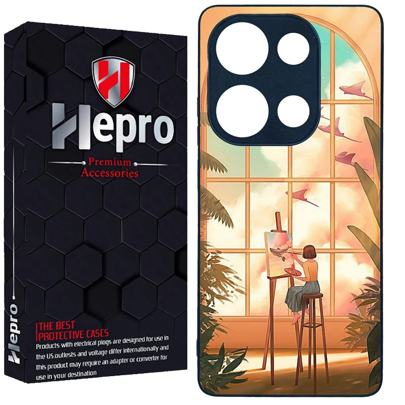 کاور هپرو طرح فانتزی مدل TPU مناسب برای گوشی موبایل شیائومی REDMI NOTE 13 PRO 4G