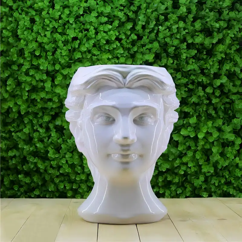 گلدان سرامیکی مدل چهره کد 101