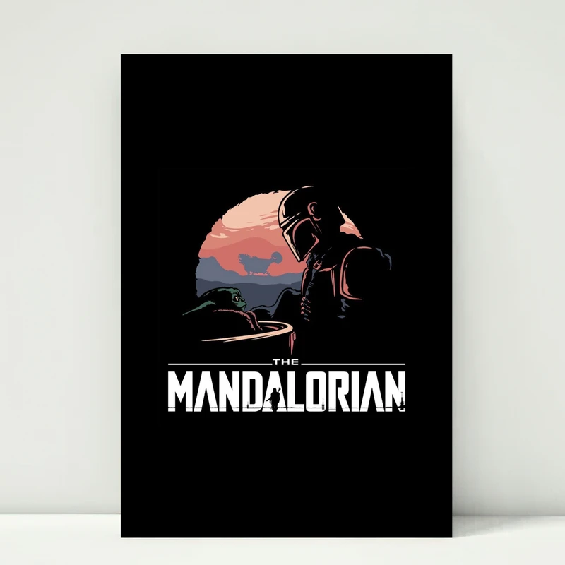 تابلو شاسی گلاک طرح مندلوری Mandalorian کد FMO111