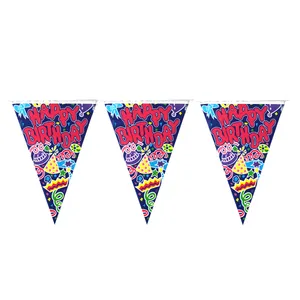 ریسه تزئینی مدل HAPPY BIRTHDAY بسته 12 عددی