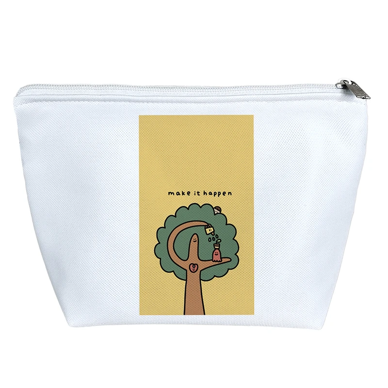 کیف لوازم آرایش دخترانه خندالو مدل درخت سبز کد 8616