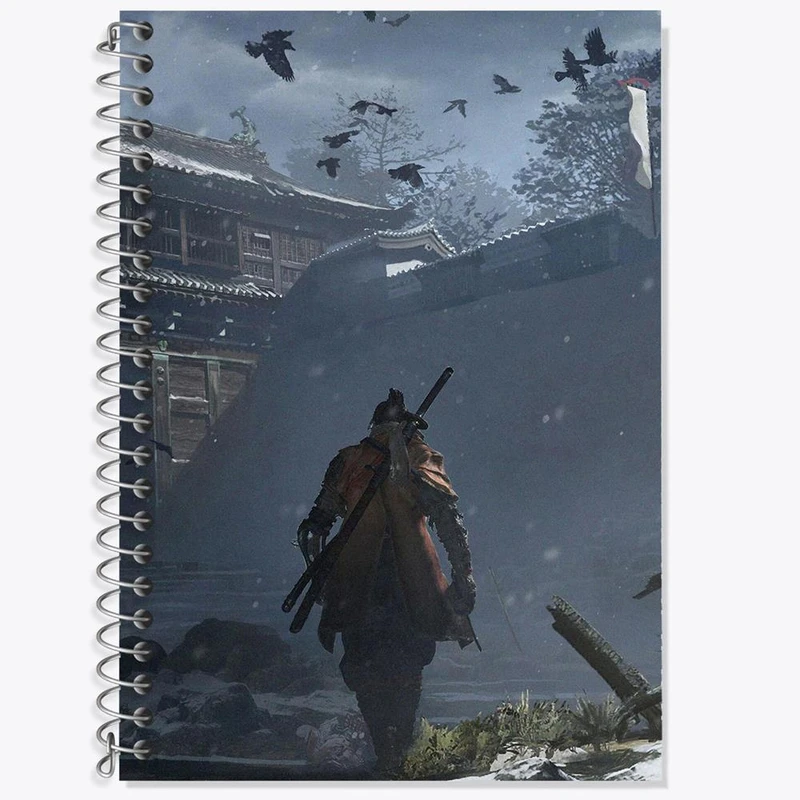 دفتر زبان 50 برگ خندالو مدل دو خط طرح وولف سیکرو کد 30554