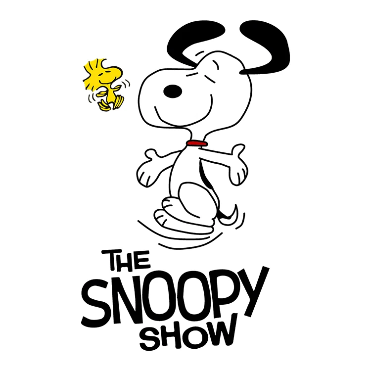 استیکر پارچه و لباس پاد آفرین مدل کارتونی کیوت اسنوپی بامزه کد S3830