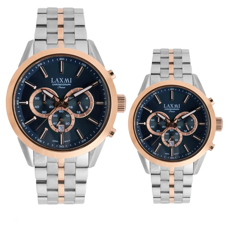 ست ساعت مچی زنانه و مردانه لاکسمی مدل 8543-18