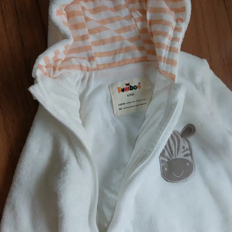 سرهمی نوزادی کونیبو مدل لوپیل تدی رنگ سفید