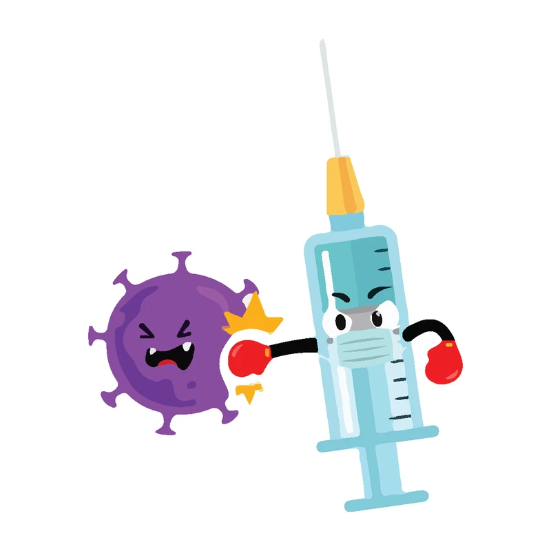 برچسب لپ تاپ پویا مارکت طرح واکسن کد PK111