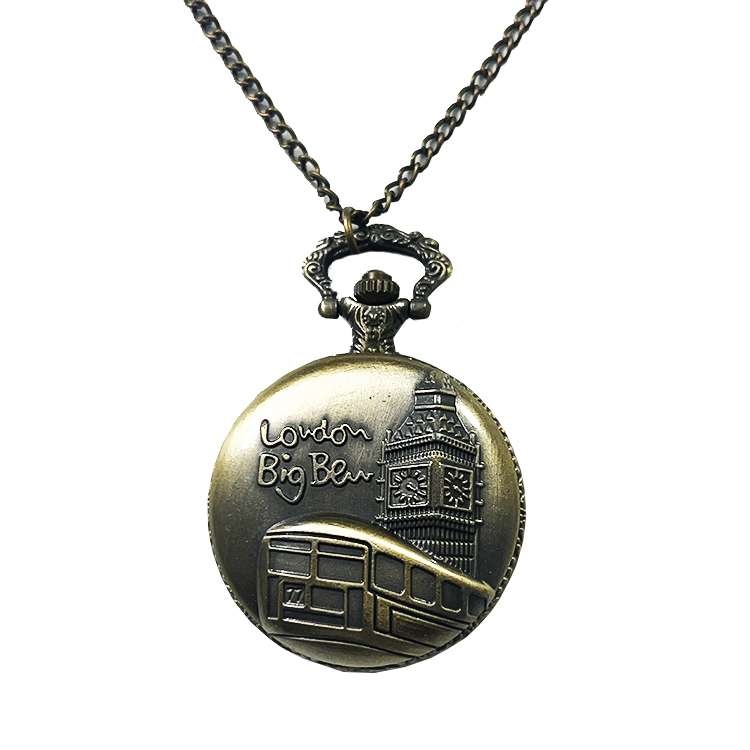 ساعت گردنبندی عقربه ای زنانه مدل لندن