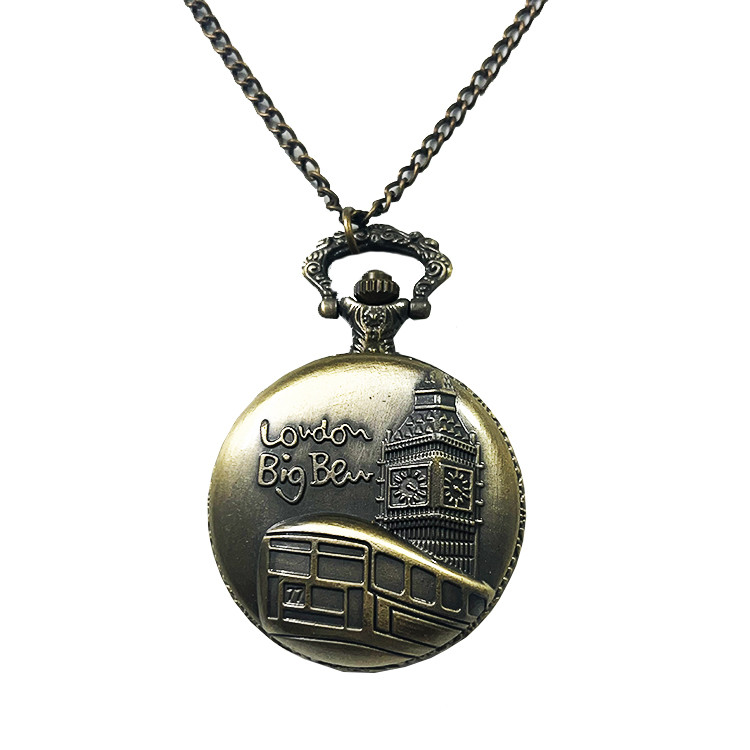 ساعت گردنبندی عقربه ای زنانه مدل لندن