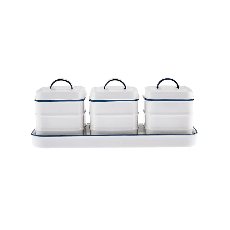 ست جا ادویه 4 پارچه کاراجا مدل DENYLINE