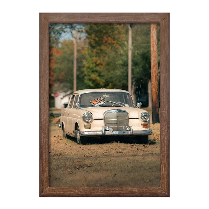 تابلو خندالو طرح ماشین کلاسیک کد 28757