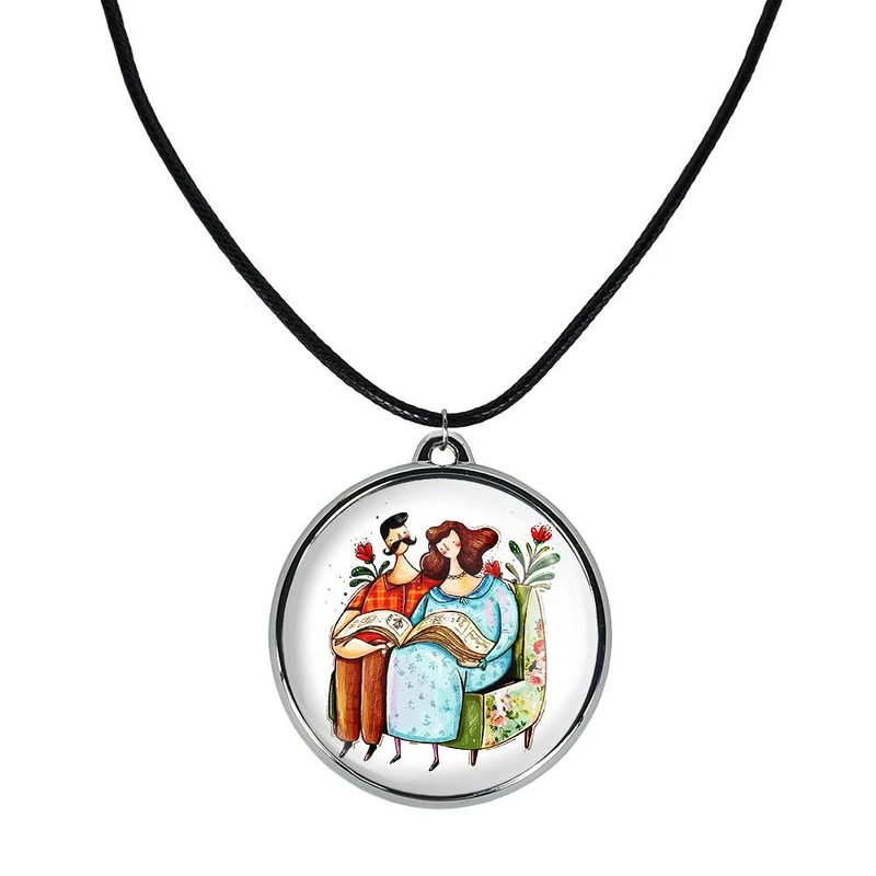 گردنبند خندالو مدل عاشقانه کد 2711027099