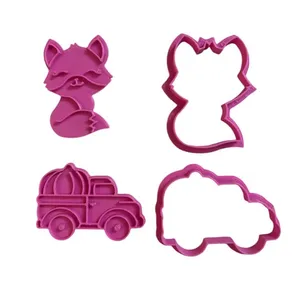 کاتر شیرینی و کوکی مدل پاییز بسته 4 عددی