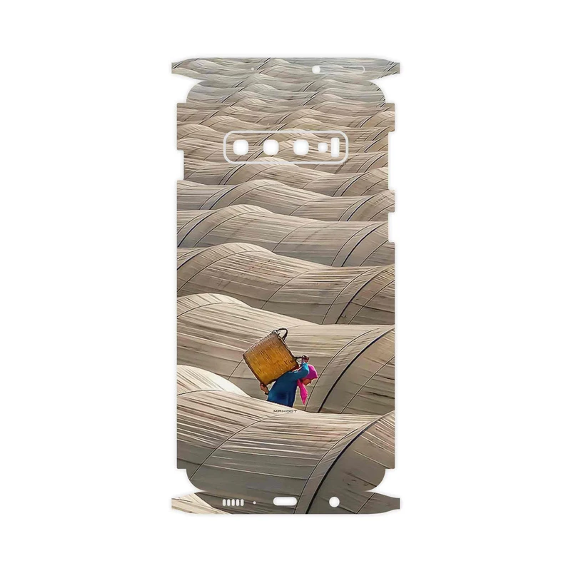 برچسب پوششی ماهوت مدل Strawberry Greenhouses-FullSkin مناسب برای گوشی موبایل سامسونگ Galaxy S10