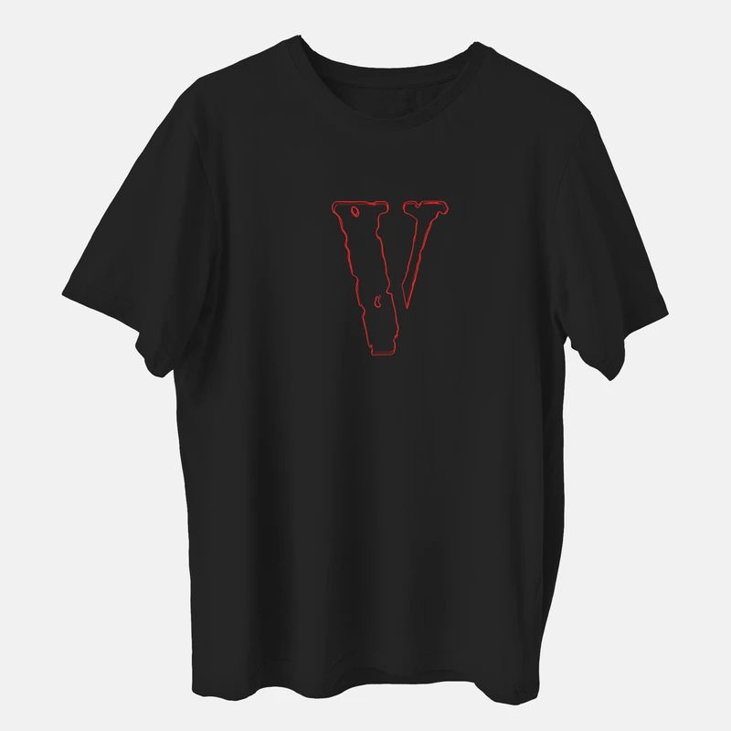 تی شرت آستین کوتاه زنانه مدل ساده V کد mo206