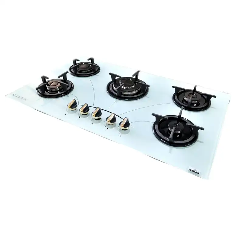 اجاق گاز صفحه ای هاکان مدل پنج شعله رومیزی توکار /GERD 57
