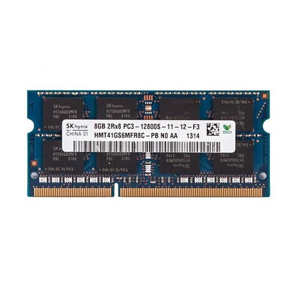 رم لپتاپ DDR3 تک کاناله 1600 مگاهرتز CL11 اس کی هاینیکس مدل PC3-12800S ظرفیت 8 گیگابایت