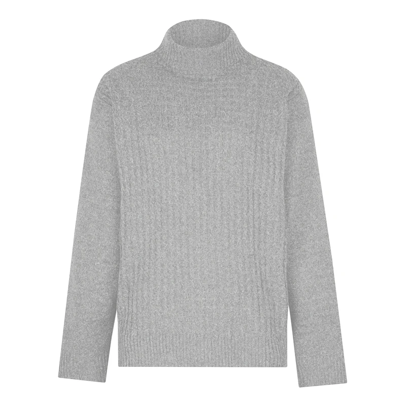 پلیور یقه اسکی مردانه مدل مارپیچی کد SKI-MAR-TU