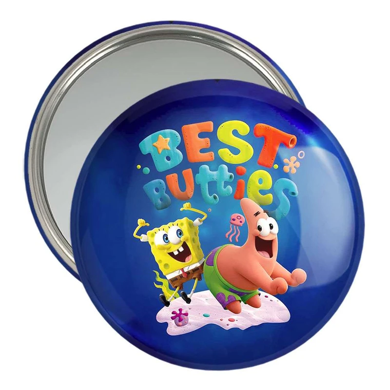 آینه جیبی خندالو طرح پاتریک و باب اسفنجی  کد 4749