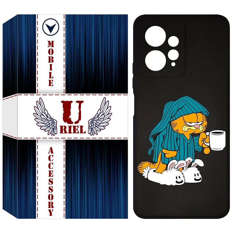 کاور یوریل مدل KSH کد 72 طرح گارفیلد مناسب برای گوشی موبایل شیائومی Redmi Note 12 4G