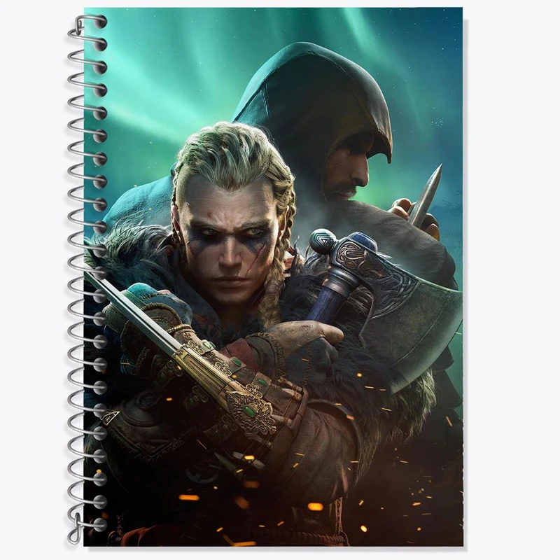 دفتر لغت 50 برگ خندالو مدل بازی اساسینز کرید Assassins Creed کد 27899