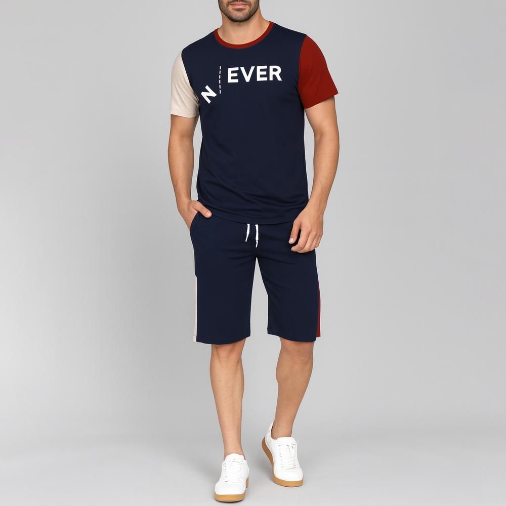 ست تی شرت و شلوارک مردانه مادر مدل دایان کد 486512 - - 14