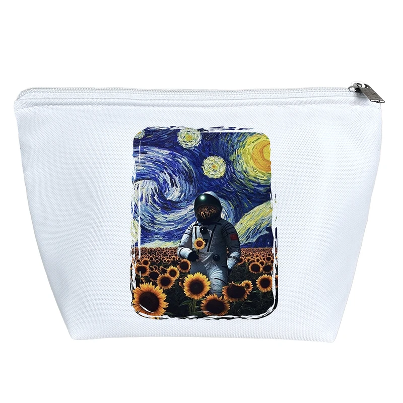 کیف لوازم آرایش دخترانه خندالو مدل فضانورد گل آفتابگردان کد 5646