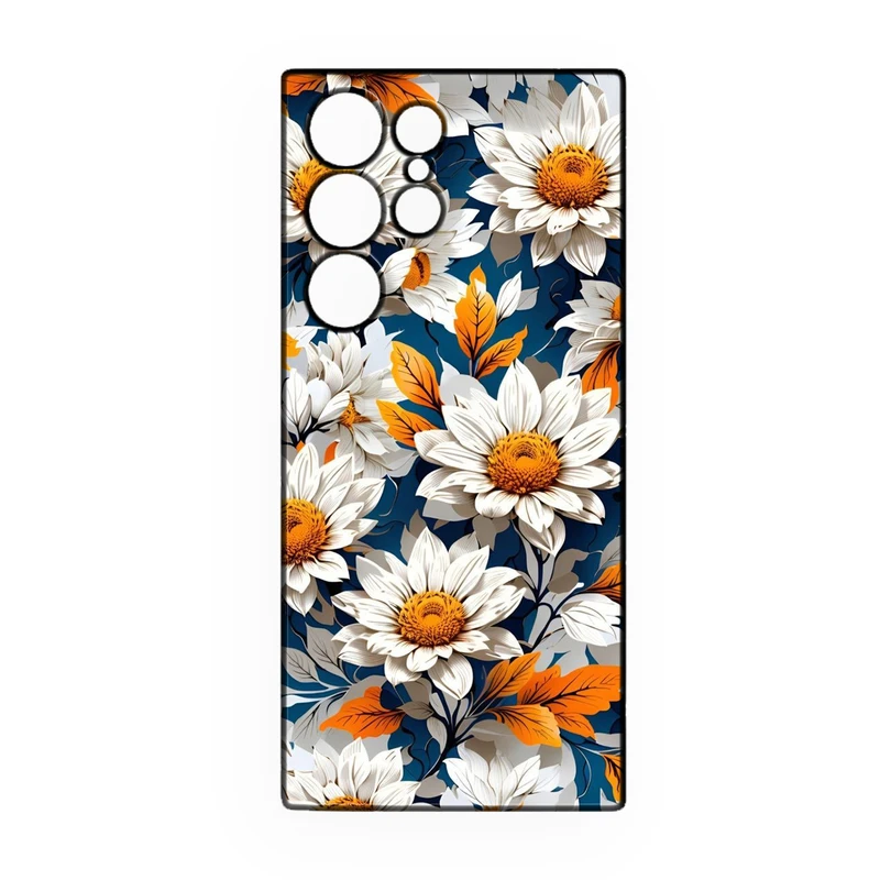 کاور طرح گل کد 329 مناسب برای گوشی موبایل سامسونگ Galaxy S23 Ultra
