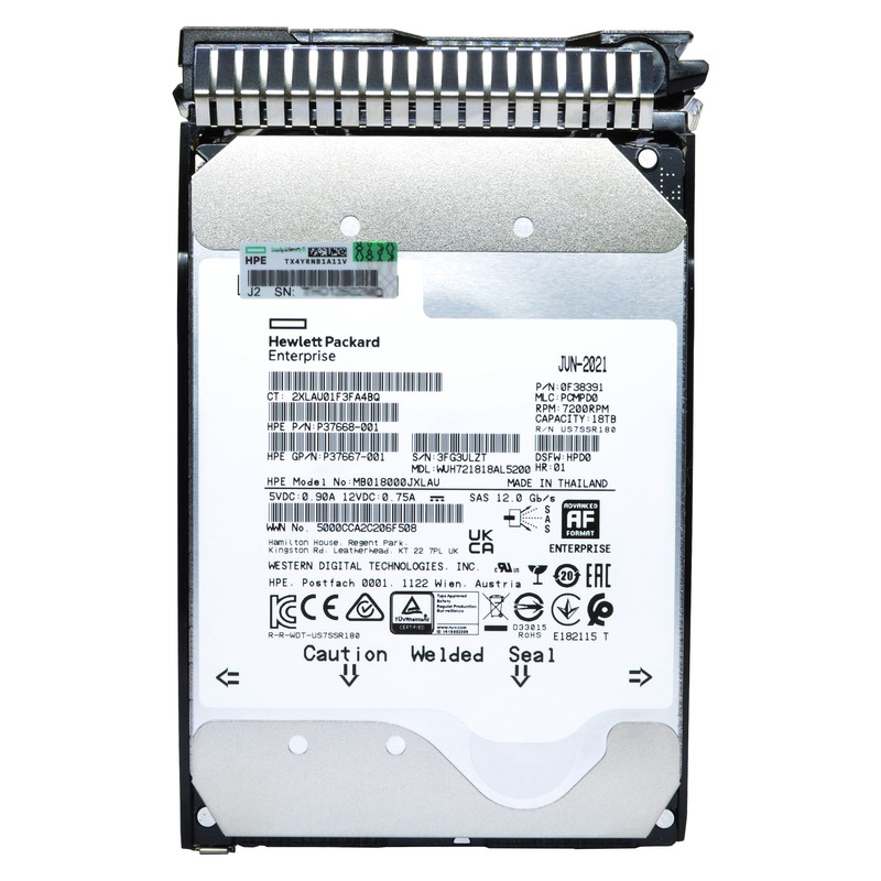  هارد سرور اچ پی ای مدل P37664-B21 ظرفیت 18TB ترابایت SAS
