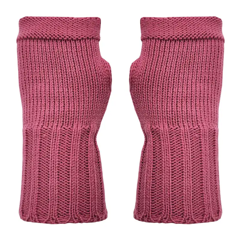 دستکش بافتنی زنانه مدل سیمپل کد ZGS01-DPK