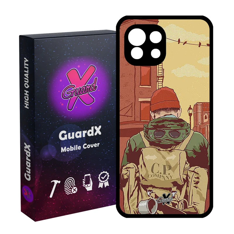 کاور گارد ایکس طرح Man مدل Glass10348 مناسب برای گوشی موبایل شیائومی Mi 11 Lite