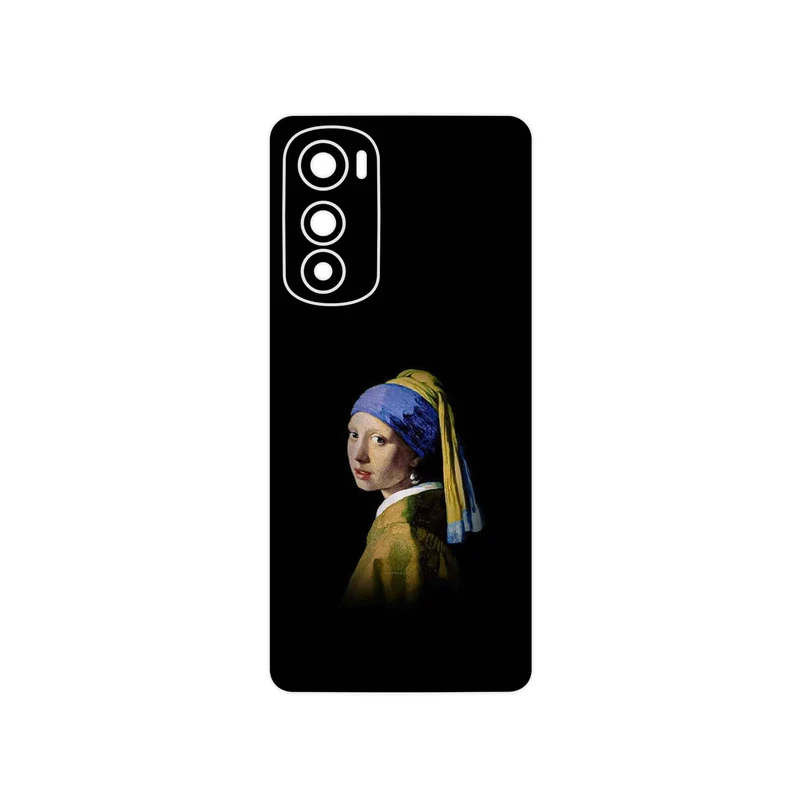 برچسب پوششی ماهوت مدل Girl with a Pearl Earring of Vermeer مناسب برای گوشی موبایل موتورولا Edge 30