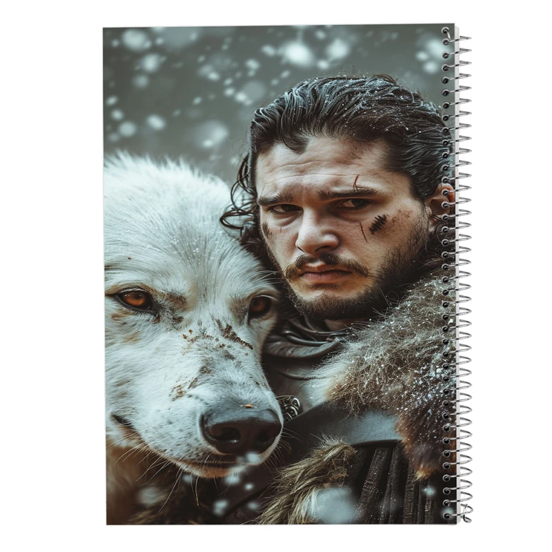 دفتر نت موسیقی 50 برگ مدوپد مدل بازی تاج و تخت GOT کد DF14328