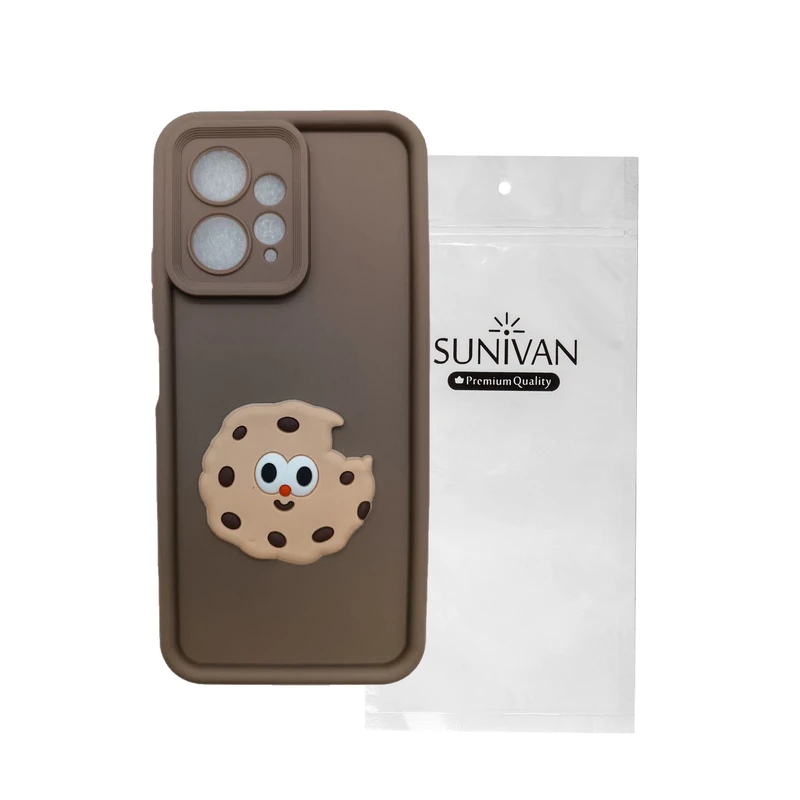 کاور سانیوان مدل سولید طرح COOKIE مناسب برای گوشی موبایل شیائومی NOTE 12 4G