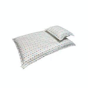 ست تشک و بالش خواب نوزاد مدل دست دوز طرح پادشاه مناسب تا 3 سال