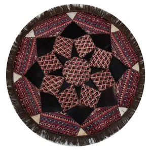 کلاژ فرش دستبافت ۱ متری مدل دایره کدfa-۰۷