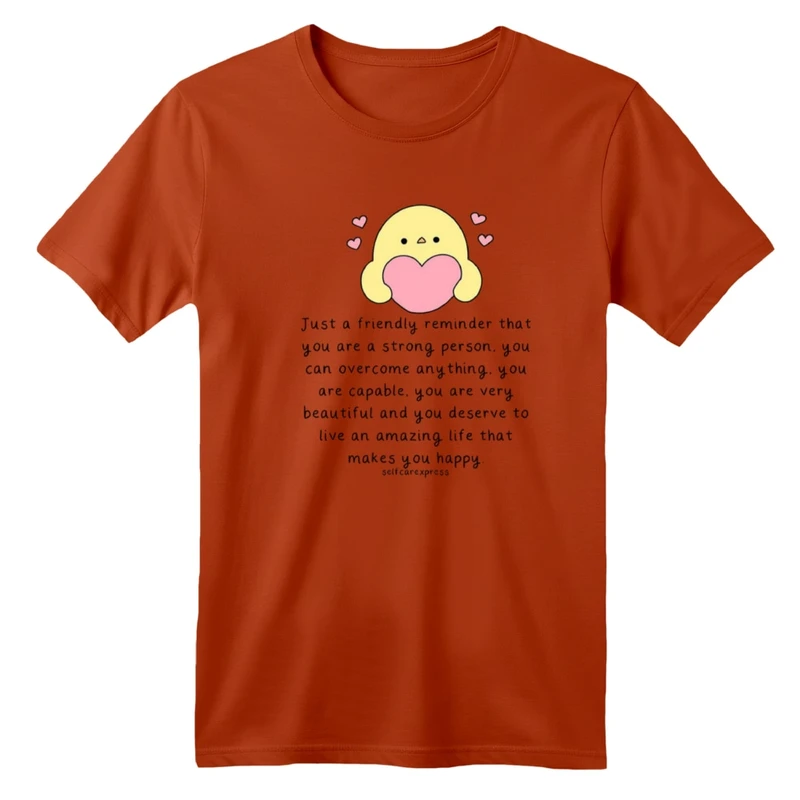 تی شرت آستین کوتاه بچگانه مدل جوجه و قلب