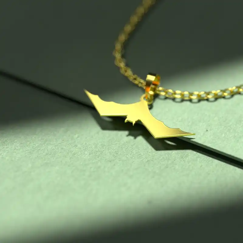 گردنبند طلا 18 عیار زنانه مدوپد مدل هالووین کد G3-1-1216