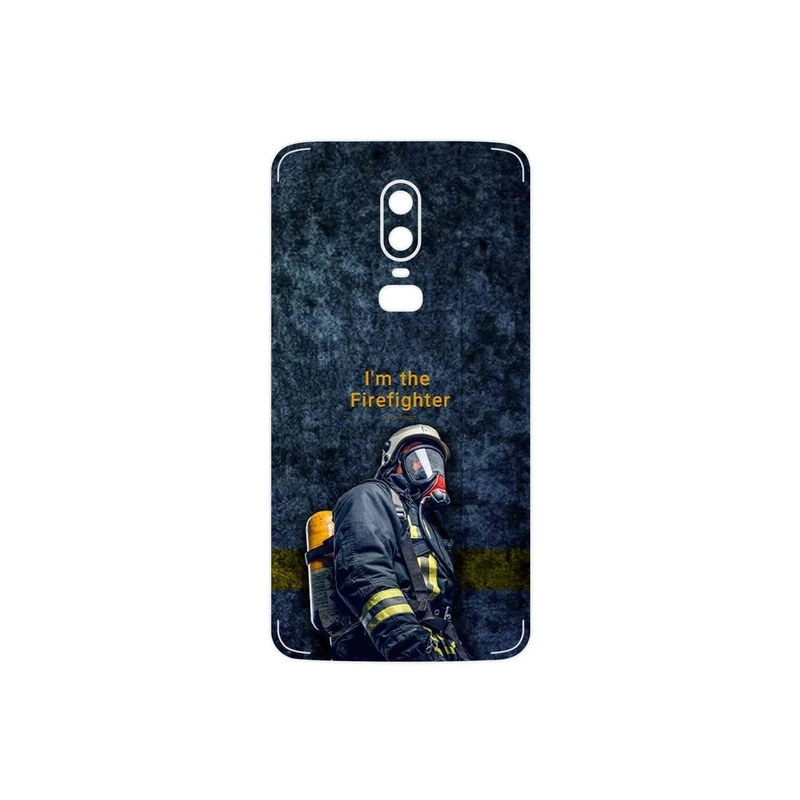 برچسب پوششی ماهوت مدل Firefighter مناسب برای گوشی موبایل وان پلاس 6