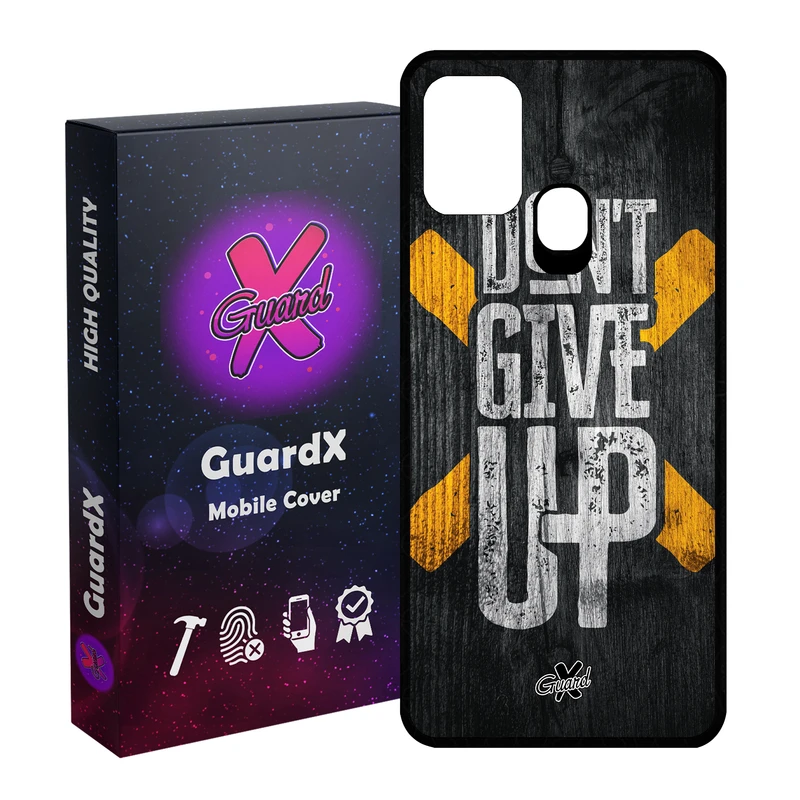 کاور گارد ایکس طرح Text مدل Glass10162 مناسب برای گوشی موبایل سامسونگ Galaxy M31 / M31 Prime / F41