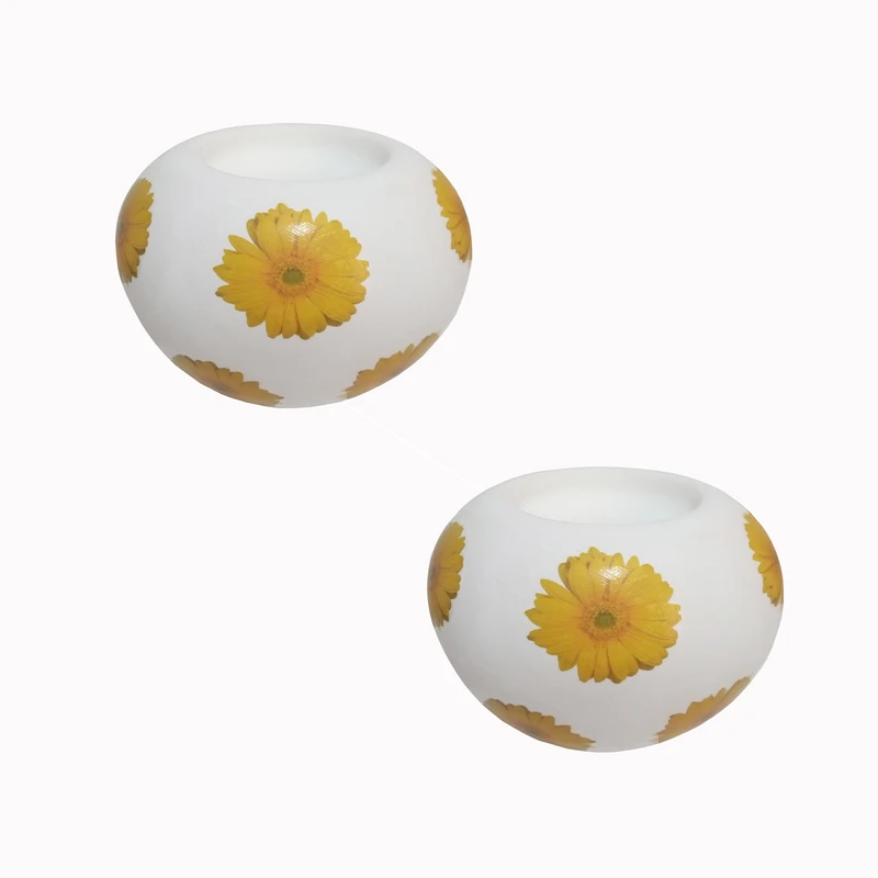 جاشمعی طرح گل بهاری مدل AAA 1 بسته دو عددی