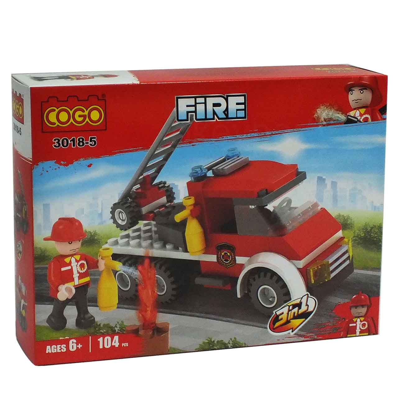 ساختنی کوگو مدل آتشنشان کد 3018-5