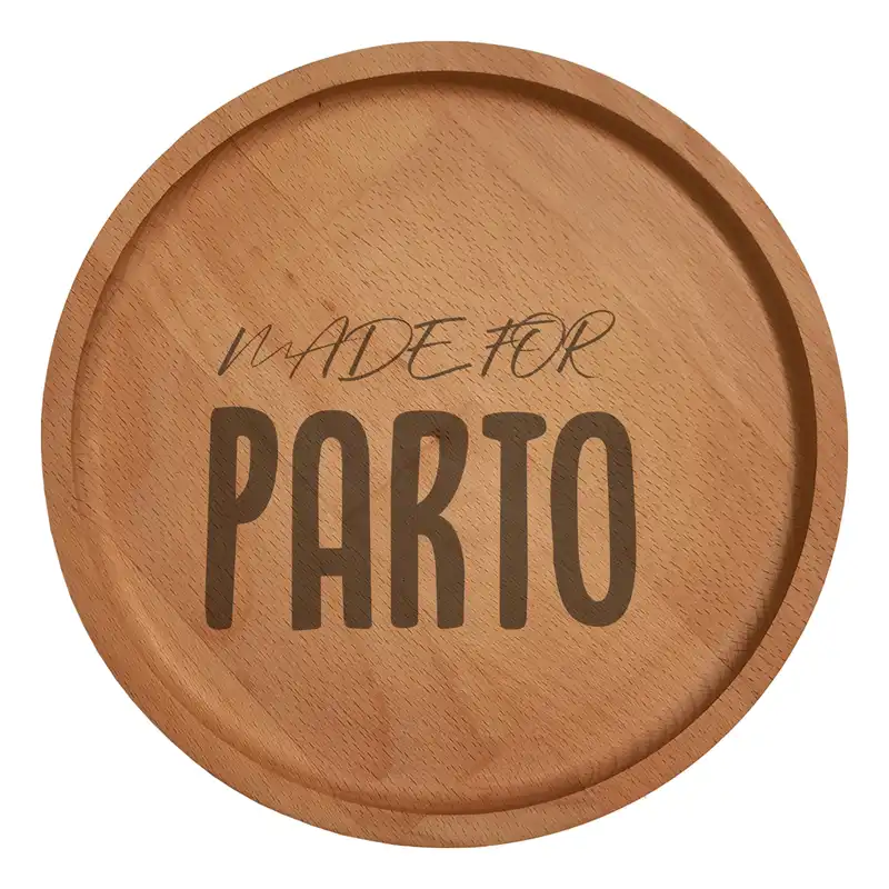 بشقاب چوبی مدل پرتو