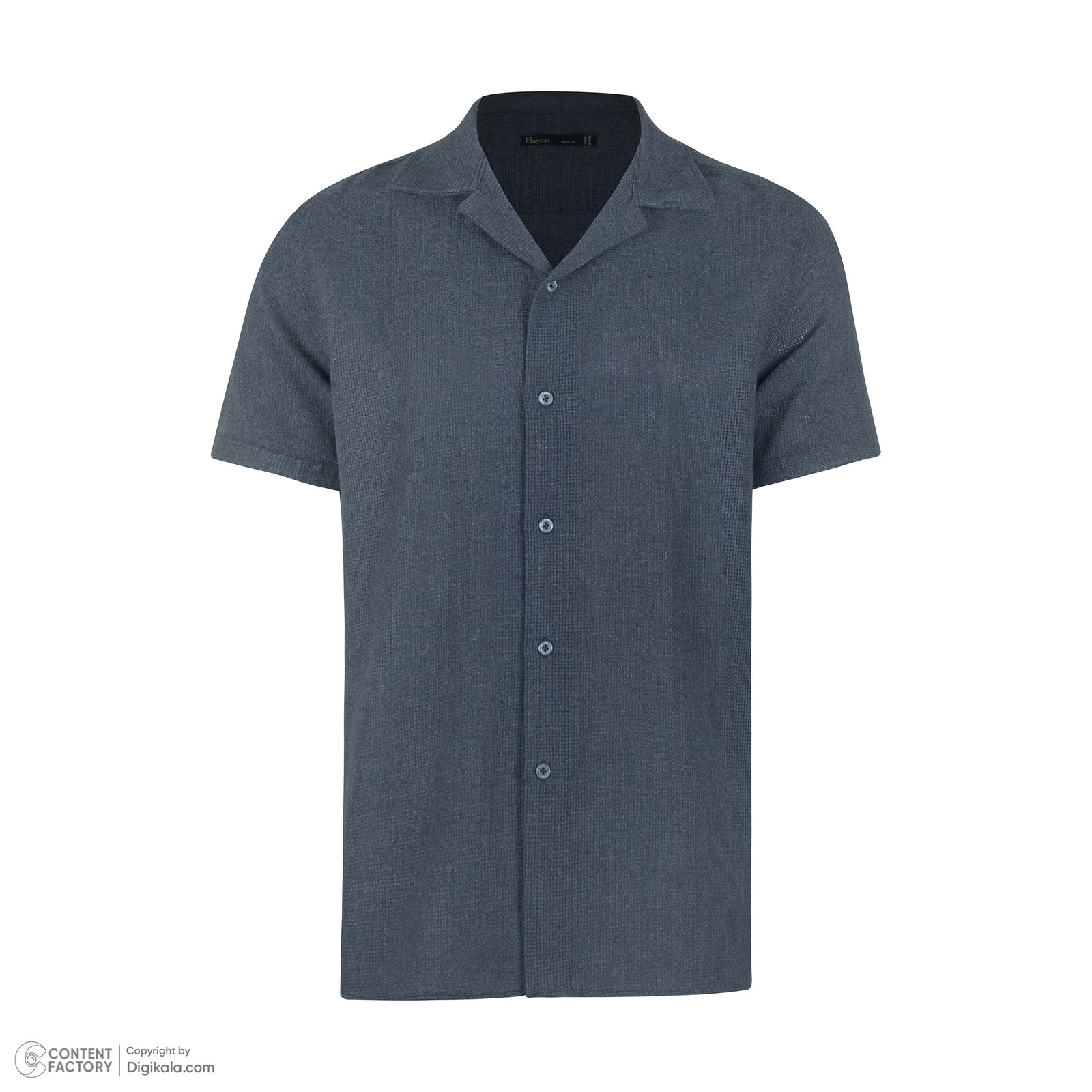 پیراهن آستین کوتاه مردانه باینت مدل 772-5 رنگ آبی -  - 4