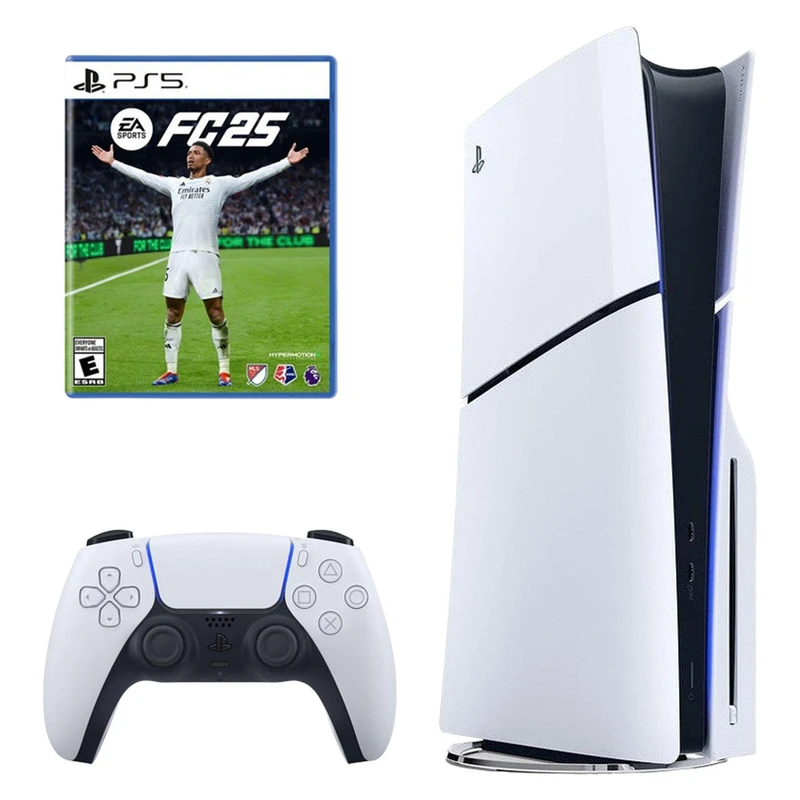 کنسول بازی سونی مدل PlayStation 5 Slim ظرفیت یک ترابایت ریجن 2016A اروپا به همراه بازی EA Sports FC 25
