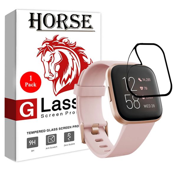 محافظ صفحه نمایش 3D هورس مدل PET-H مناسب برای ساعت هوشمند فیت بیت Versa 2