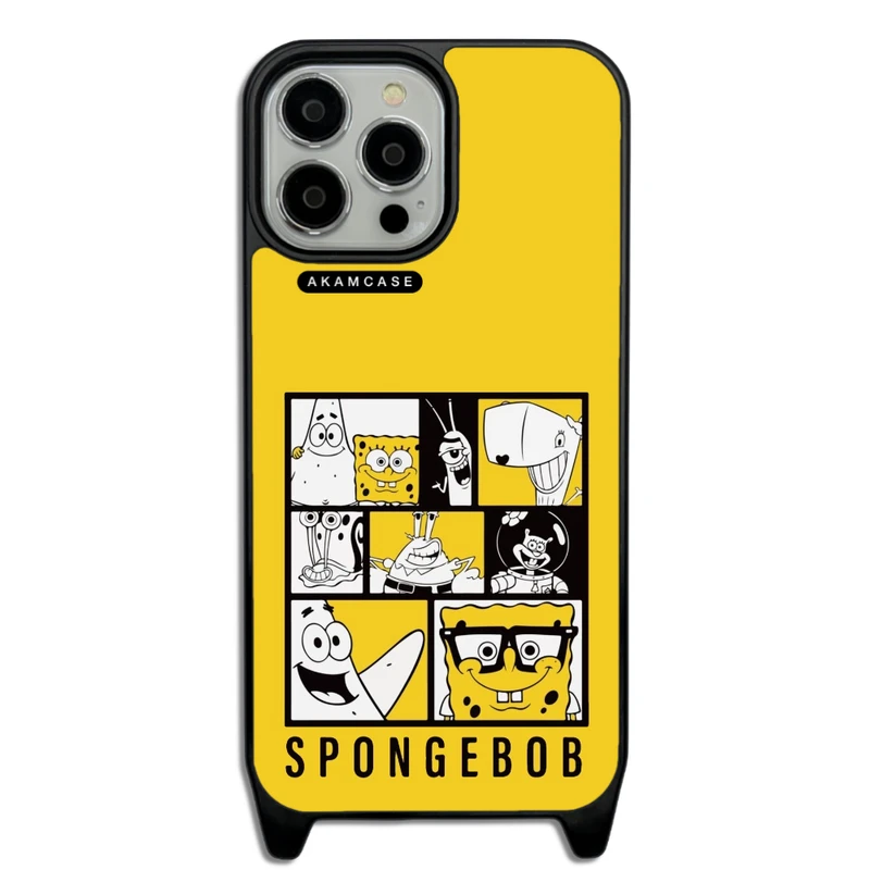 کاور آکام مدل AMC-WLA13PROMAX-SPONGE BOB3 مناسب برای گوشی موبایل اپل iPhone 13 Pro Max