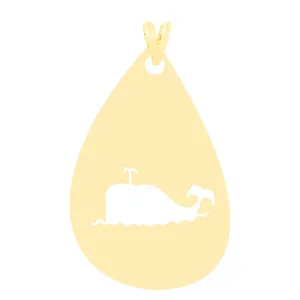 آویز گردنبند طلا 18 عیار زنانه الن نار مدل طرح وال ELN3310